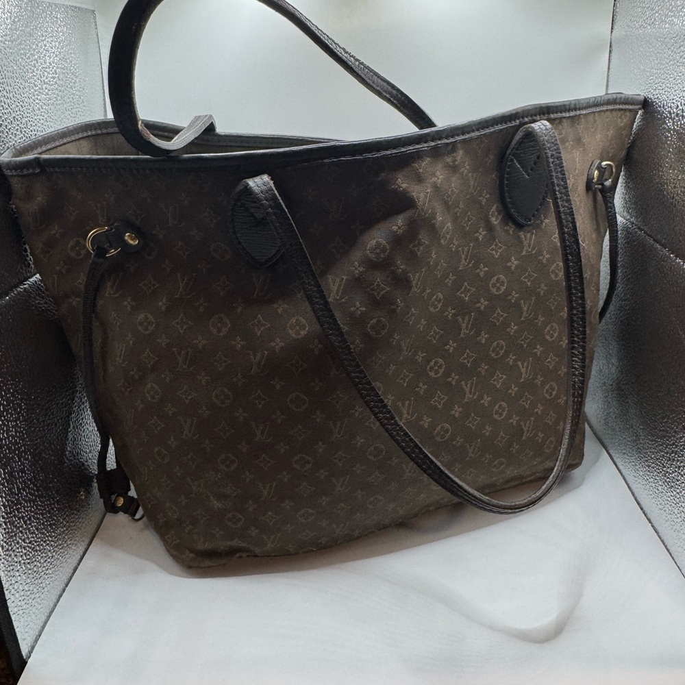 SOLD!!! Louis Vuitton Monogram (Mini Lin) Idiel Never Full MM Tote